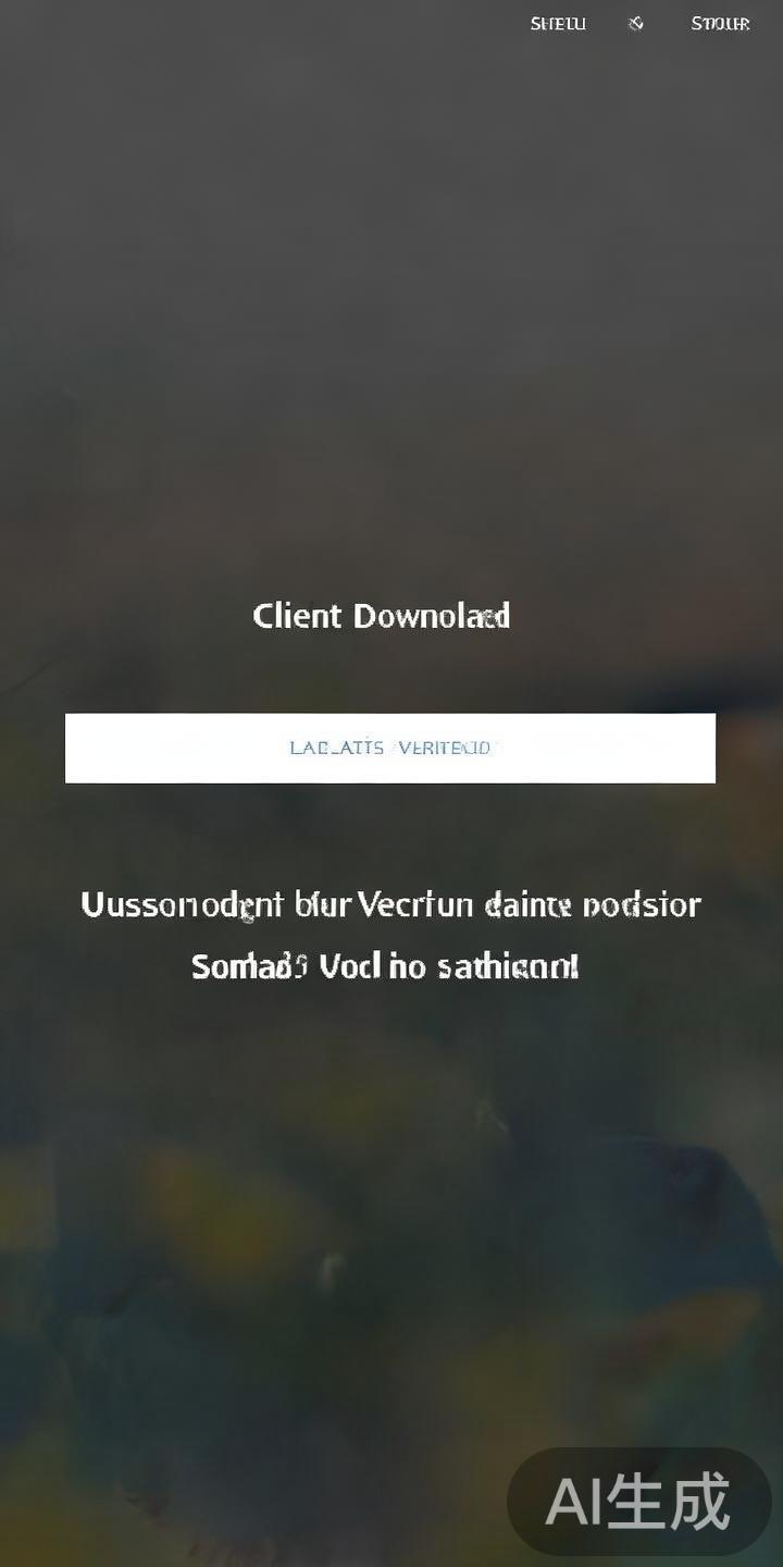 寻找官方下载入口
在官网首页，找到“客户端下载”